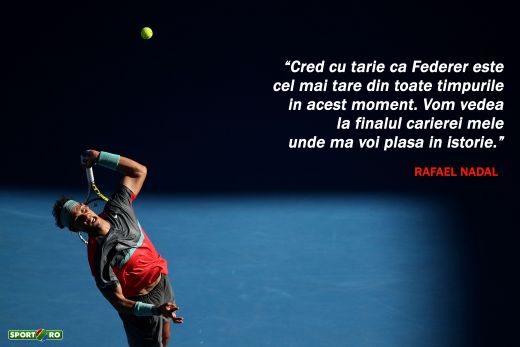 VAMOS, RAFA! Nadal se califica in finala de la Australian Open, dupa 7-6, 6-3, 6-3! Federer nu reuseste sa treaca de complexul avut impotriva ibericului! Prima reactie:_23