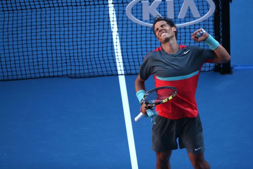 VAMOS, RAFA! Nadal se califica in finala de la Australian Open, dupa 7-6, 6-3, 6-3! Federer nu reuseste sa treaca de complexul avut impotriva ibericului! Prima reactie:_5