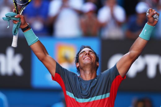 VAMOS, RAFA! Nadal se califica in finala de la Australian Open, dupa 7-6, 6-3, 6-3! Federer nu reuseste sa treaca de complexul avut impotriva ibericului! Prima reactie:_8