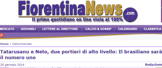A semnat deja cu noua echipa? Italienii anunta ordinea portarilor la Fiorentina: "Neto e prima optiune, Tatarusanu rezerva!"_2