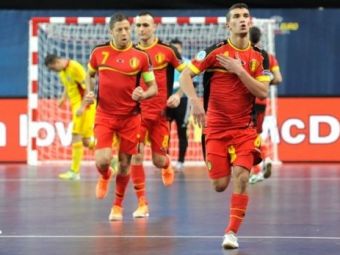 
	Gest oribil in meciul de futsal cu Belgia! Un adversar a jignit o tara intreaga! Ce reactie a avut dupa gol: FOTO
