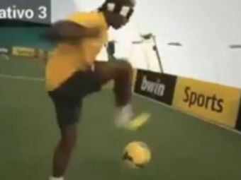 
	Pustiul pe care PSG da oricat a reusit o nebunie! A tinut pe picior legat la ochi ca Ronaldinho! Cate &#39;duble&#39; a reusit: VIDEO
