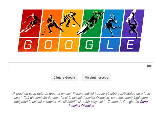 Carta jocurilor olimpice Google Doodle Jo Jocurile Olimpice Jocurile Olimpice de iarna 2014 de la Soci
