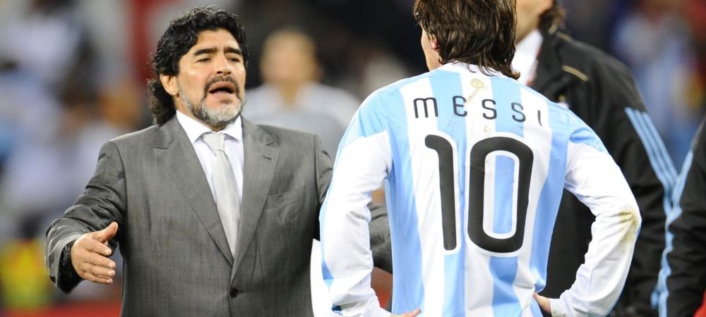 diego maradona Lionel Messi Napoli