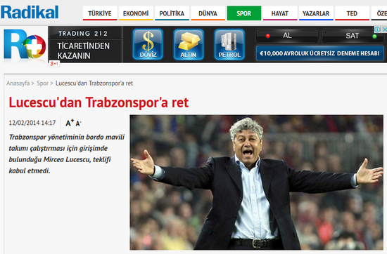 Trabzon, in negocieri pentru transferul unui alt roman! Mircea Lucescu, prima optiune pentru a prelua echipa lui Bourceanu!_1