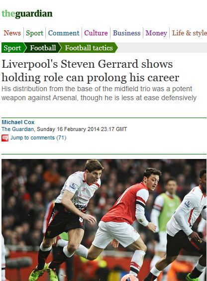 Rolul care ii prelungeste cariera lui Gerrard. Cum a redevenit unul dintre cei mai buni jucatori din lume_2