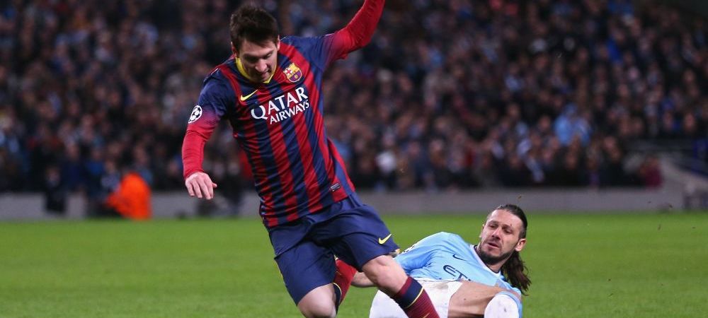 Champions League Barcelona Lionel Messi Manchester City Manuel Pellegrini