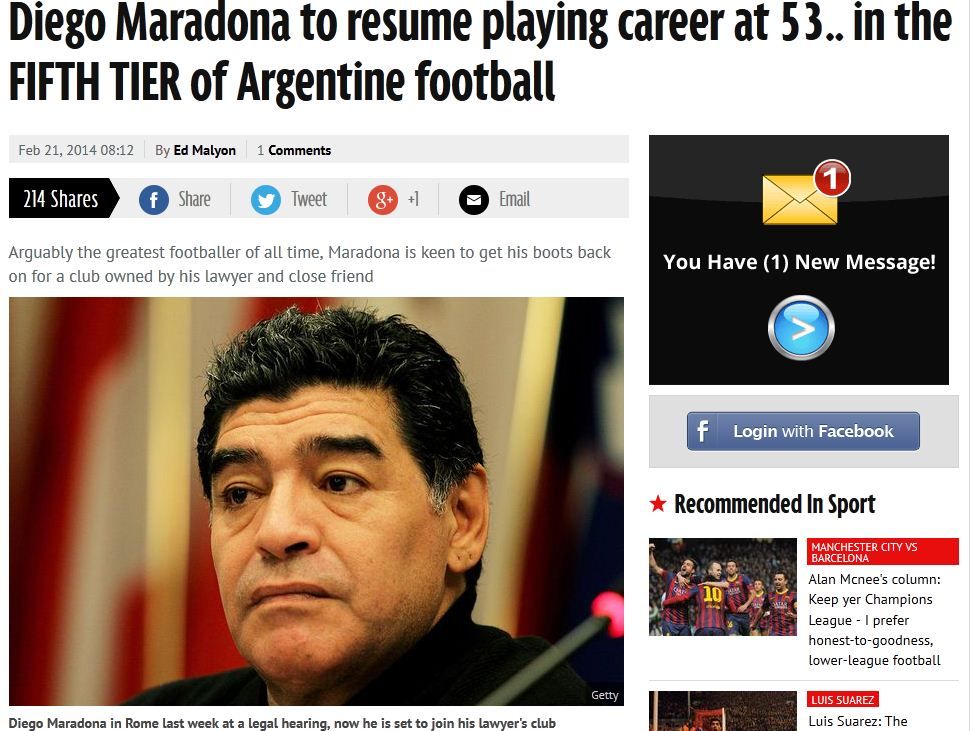 REVENIRE de senzatie in fotbal! Maradona a facut anuntul care a surprins milioane de oameni!_2