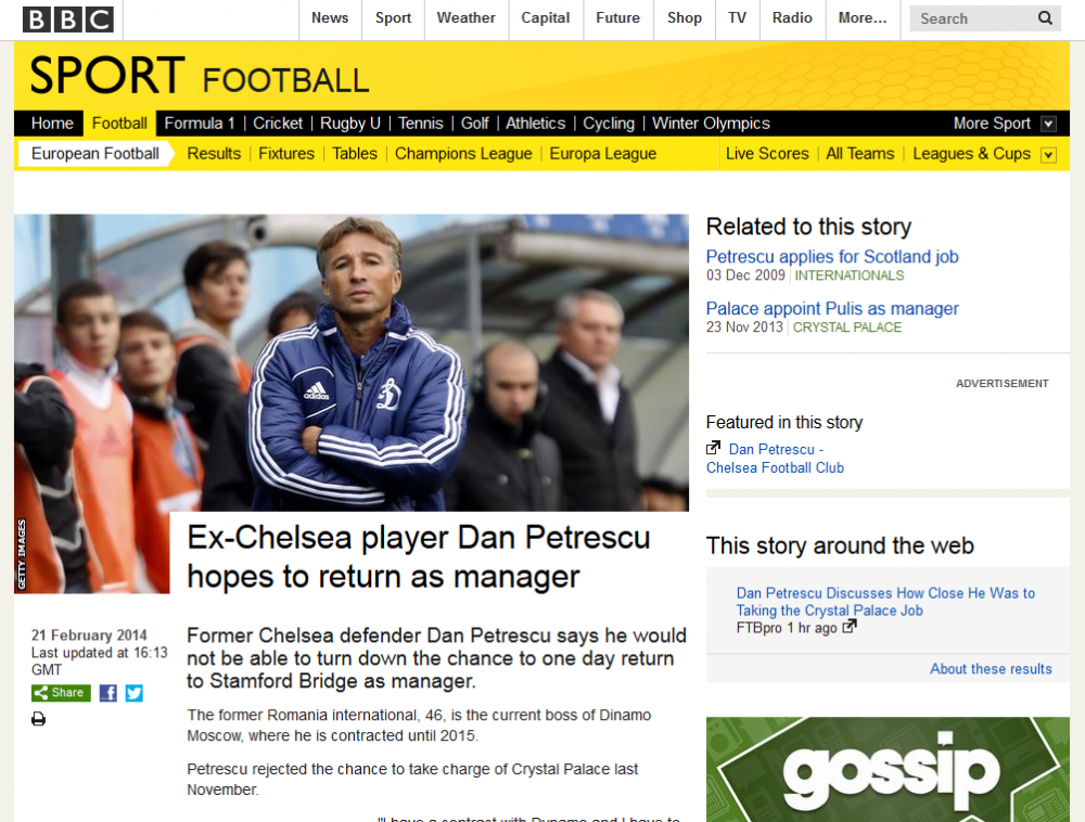 BBC s-a dus dupa Super Dan sa-l intrebe daca vrea la Chelsea. Ce raspuns le-a dat Petrescu si ce oferta din Londra a fost fortat sa refuze_2