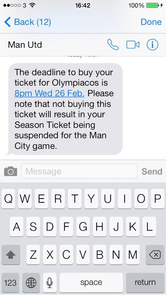 Mesajul incredibil primit de fanii lui Manchester United prin SMS dupa infrangerea din Liga! Masura scandaloasa anuntata de club_2
