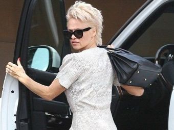 
	FOTO Imaginea care i-a surprins pe americani! Cum a fost surprinsa Pamela Anderson la volan!
