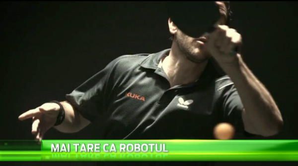 Meciul SECOLULUI la tenis de masa: om vs robot. Cine castiga? SUPER VIDEO