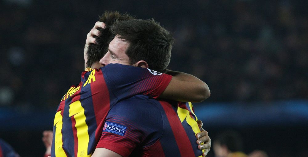 Final nebun pe Camp Nou cu doua goluri in doua minute: Barcelona 2-1 Manchester City! Messi si Dani Alves o duc pe Barca in sferturi. REZUMAT_6