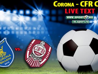 
	Corona Brasov 2-2 CFR Cluj! CFR-ul continua sa scartaie, Corona egaleaza dupa ce a fost condusa cu 2-0! Vezi fazele meciului:
