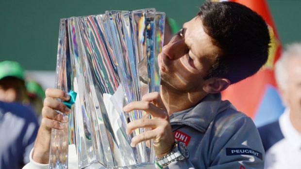 Victoria de 1 milion de dolari! Djokovic a castigat al 42-lea trofeu din cariera sa, dupa victoria superba cu Federer la Indian Wells