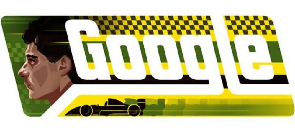 Ayrton Senna doodle Google Google Doodle senna