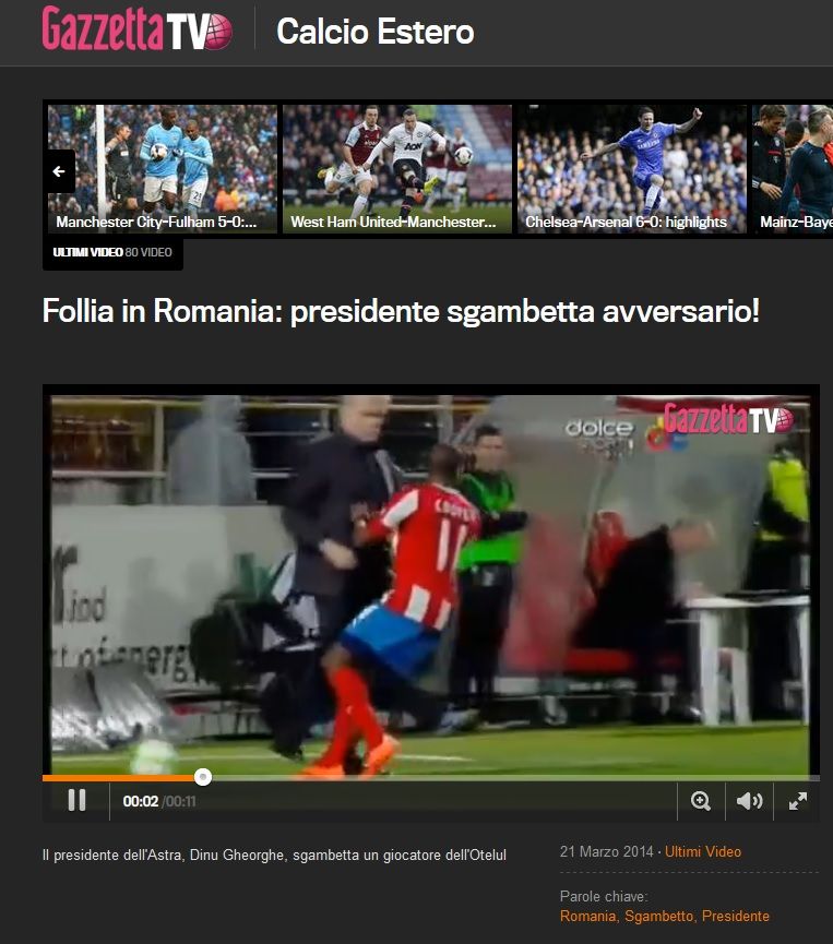 Gazzetta dello Sport anunta: "Nebunie in Romania!" Dinu Gheorghe e celebru in Europa! A aparut in cel mai tare ziar de sport din Italia!_2