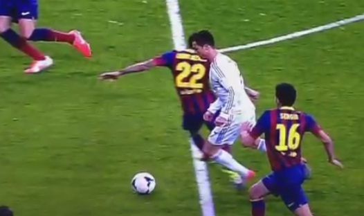 Cum a fost falsificat golul lui Cristiano Ronaldo din penalty cu Barcelona! Unde s-a produs faultul. VIDEO_2