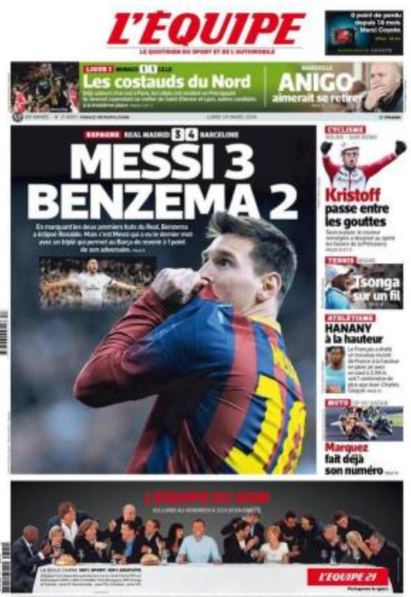 "¡Tormenta!", "¡Delirio!", "¡Memorable!" Reactiile din presa dupa ce Messi a distrus-o pe Real Madrid pe Bernabeu:_3