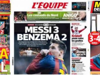 
	&quot;&iexcl;Tormenta!&quot;, &quot;&iexcl;Delirio!&quot;, &quot;&iexcl;Memorable!&quot; Reactiile din presa dupa ce Messi a distrus-o pe Real Madrid pe Bernabeu:
