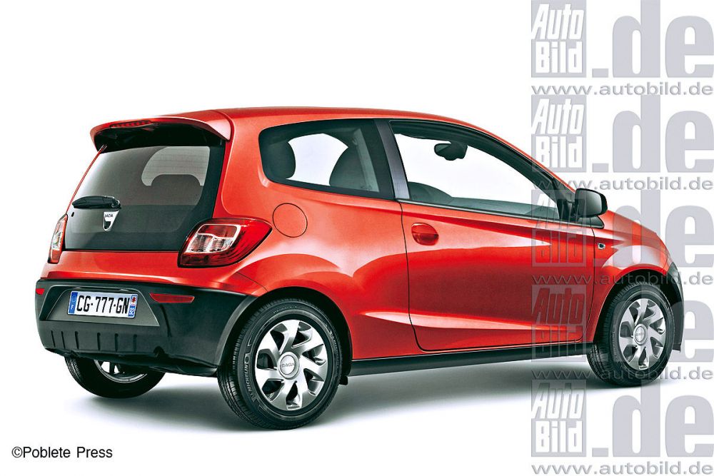 FOTO Primele imagini cu Dacia Mini! Modelul de oras va costa 5000 de euro! Nemtii au aflat cum arata_1