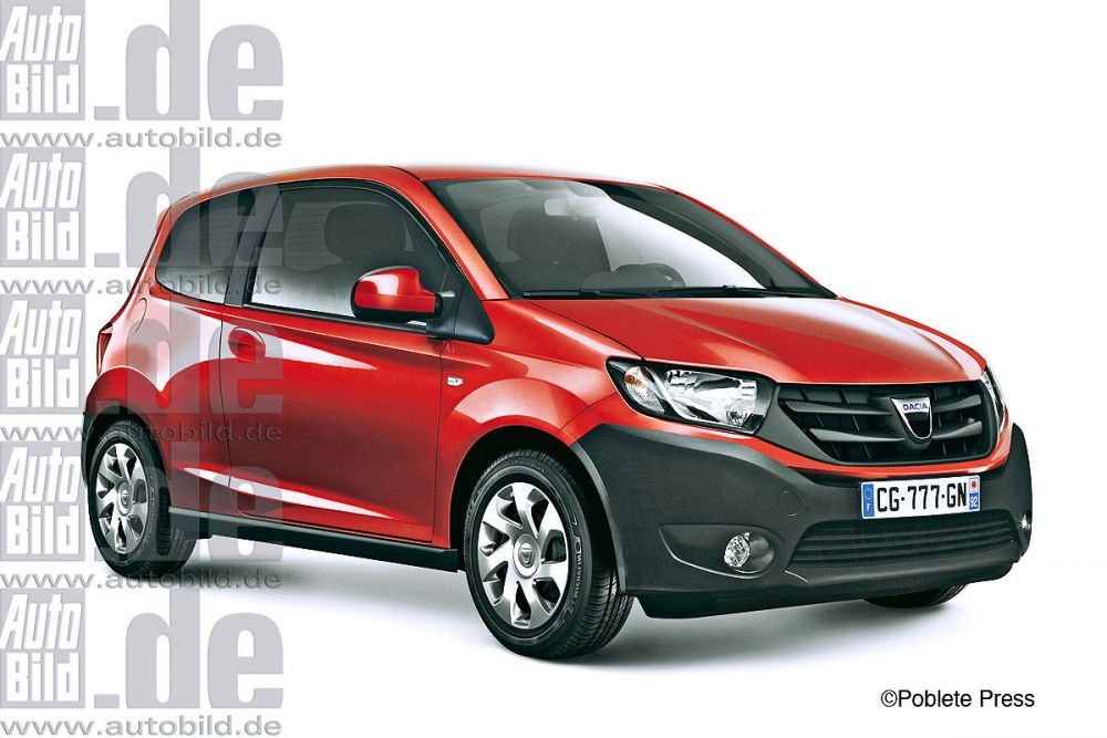 FOTO Primele imagini cu Dacia Mini! Modelul de oras va costa 5000 de euro! Nemtii au aflat cum arata_2