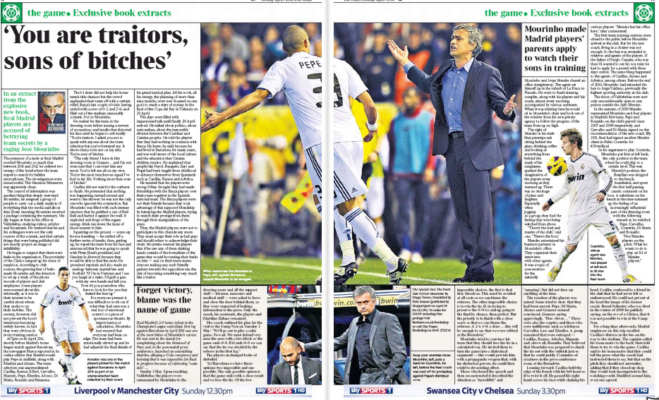 "Sunteti niste TRADATORI, fii de catele!" Incident INCREDIBIL in vestiarul de la Real! Partea intunecata a lui Jose Mourinho:_2