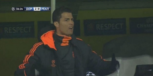 DEZASTRU pentru Real la Dortmund! Ronaldo si-a iesit din minti pe banca! Ce reactie a avut dupa gol_1