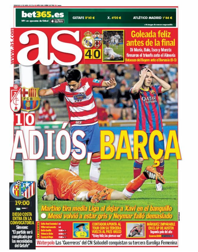 "Adios, Liga! Adios, Tata! Adios..." Presa catalana, reactie extrema dupa infrangerea Barcei cu Granada: "Echipa a murit!"_1