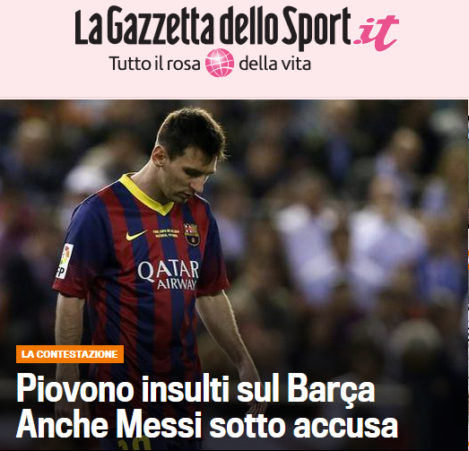 Scandal fara precedent la Barcelona! Jucatorii au fost umiliti de propriii fani: "Martino, afara! Messi, esti un mercenar!"_1