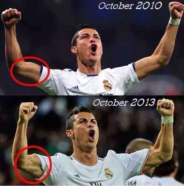 Transformarea "WOW" a lui Cristiano Ronaldo! Starul Realului a facut brate de culturist, fanii au ramas uimiti! Cum arata acum:_2