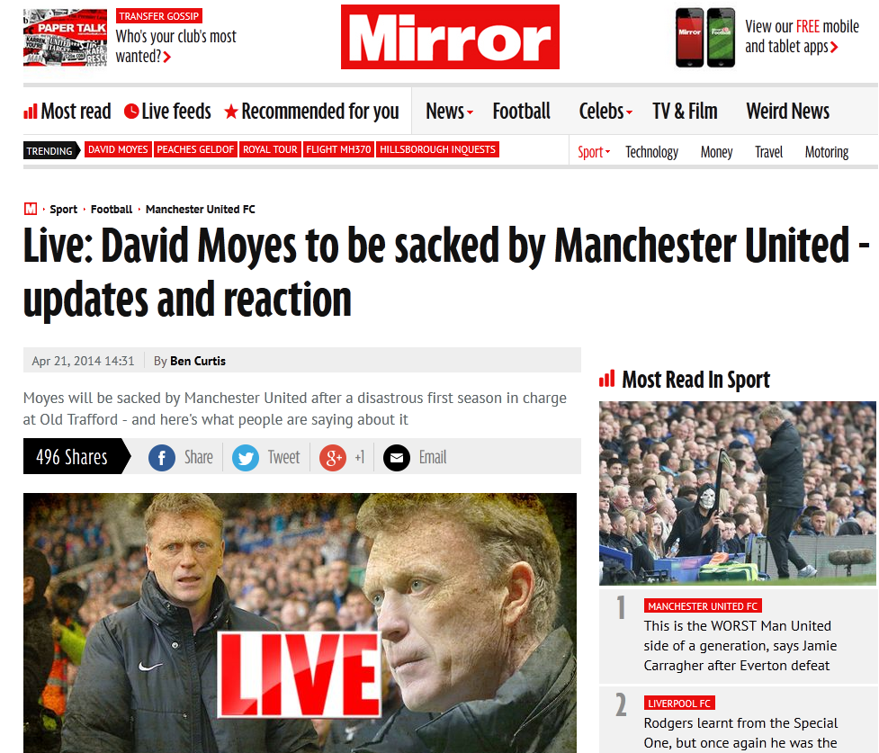 David Moyes, OUT de la Manchester United! Cine e favorit sa-i ia locul in cateva zile:_4