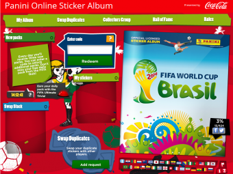 Mai tii minte albumul Panini pentru Cupa Mondiala? Acum poti sa-l ai GRATUIT online! Ia-l de aici si fa schimb cu prietenii tai