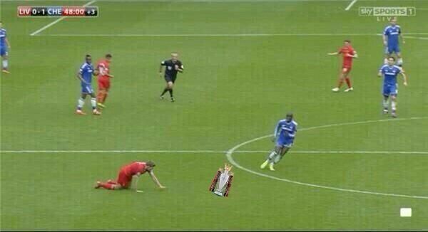 GAFA lui Gerrard a ajuns subiect de glume in toata Europa! Cele mai tari imagini aparute dupa Liverpool - Chelsea _1