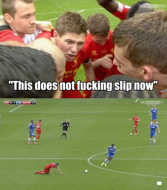 GAFA lui Gerrard a ajuns subiect de glume in toata Europa! Cele mai tari imagini aparute dupa Liverpool - Chelsea _7