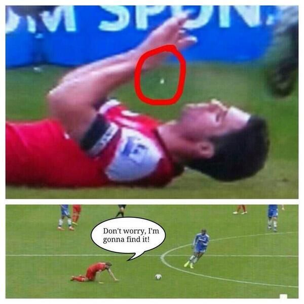 GAFA lui Gerrard a ajuns subiect de glume in toata Europa! Cele mai tari imagini aparute dupa Liverpool - Chelsea _5