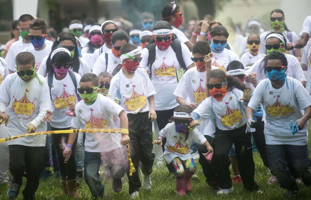 (P) Cele mai tari imagini de la Color Run by Dero! Au fost 3000 de participanti la cursa bucuriei din Bucuresti!_2