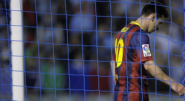Lionel Messi Barcelona Cosmin Contra Getafe