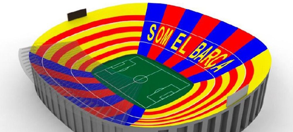 Noi suntem Barca! Imaginea care va intra in istoria Barcei. Cum se va transforma stadionul pentru meciul de titlu cu Atletico Barcelona Atletico Madrid