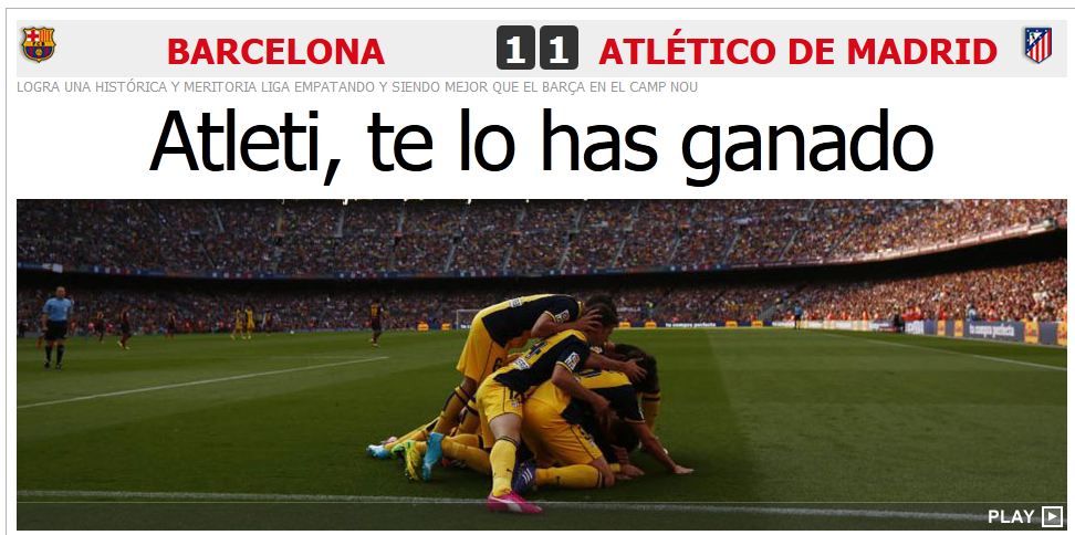 "GRANDE Atletico" / "Adio Liga, adio Barca!" Reactii dupa ce SimeONE a reusit minunea - primul titlu dupa 18 ani!_5
