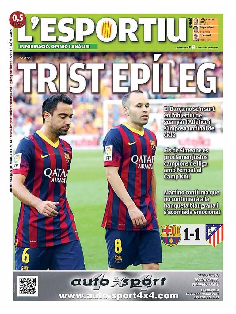 Gest de SENZATIE al ziarelor Barcelonei dupa drama tiki-taka! El e SUPER EROUL care a terminat o era pe Camp Nou_3