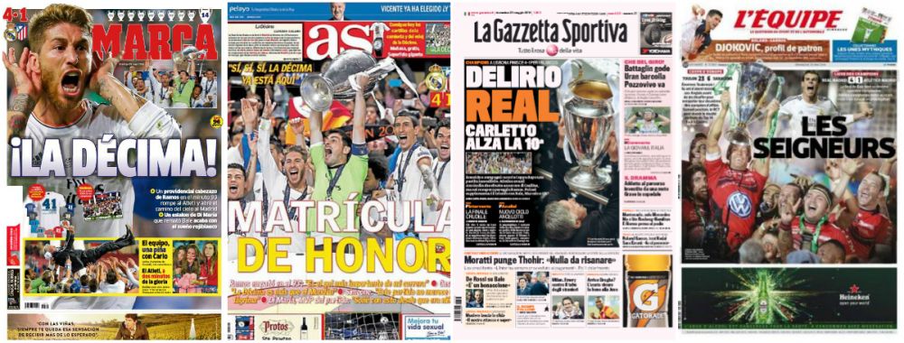 "¡La Decima!", "¡Matricula de Honor!", "¡Delirio Real!" Reactiile din presa spaniola dupa Finala Ligii! Catalanii au SOCAT!_9