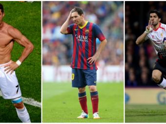 
	Ronaldo, doar jumatate din Messi; Suarez e al treilea cel mai scump fotbalist al planetei, peste Neymar si Bale! Topul complet
