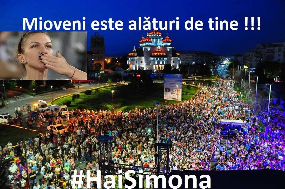 Simona, Romania te iubeste! 20 de milioane de inimi au fost alaturi de campioana noastra! Poze, mesaje si clipuri de la fani:_10