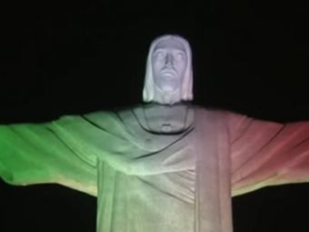 Ce s-a intamplat cu statuia lui Iisus inaintea deschiderii Mondialului din Brazilia! Imaginile fantastice de la Rio. VIDEO
