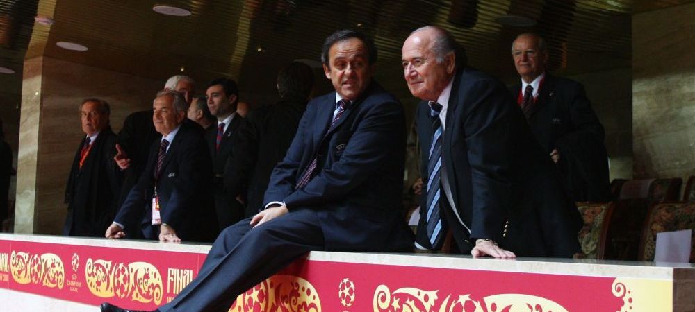 Michel Platini FIFA Sepp Blatter UEFA