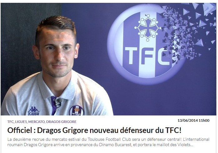OFICIAL | Dragos Grigore, prezentat la Toulouse: "Am asteptat mult acest moment" Ce a spus fundasul nationalei_1