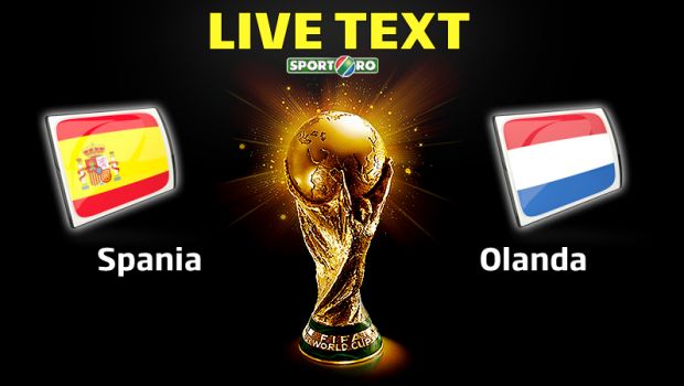 
	SPANIA 1-5 OLANDA:&nbsp;Spania e VRIJTE!&nbsp;Robben si &quot;Olandezul Zburator&quot; Van Persie ii provoaca Spaniei o umilinta istorica la mondial

