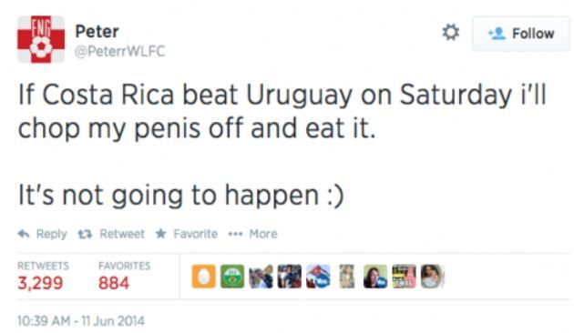 CEL mai nebun fan de la Mondial! A facut o promisiune pe care NU are cum sa o respecte! :)) Ce a spus ca face daca Uruguay pierde:_1
