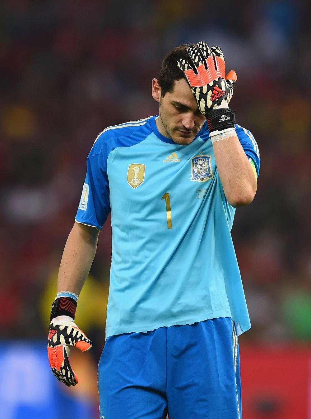 IMAGINI DRAMATICE! Cum a fost surprins Casillas in timpul meciului cu Chile_2